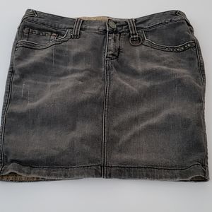 Free People denim skirt